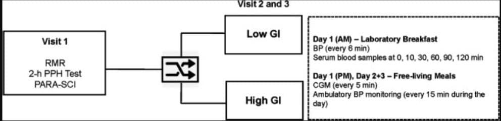 Figure from: The Effect of a Low-Glycemic Index Diet on Postprandial Hypotension in Individuals With Chronic Spinal Cord Injury: Results From a Pilot Study